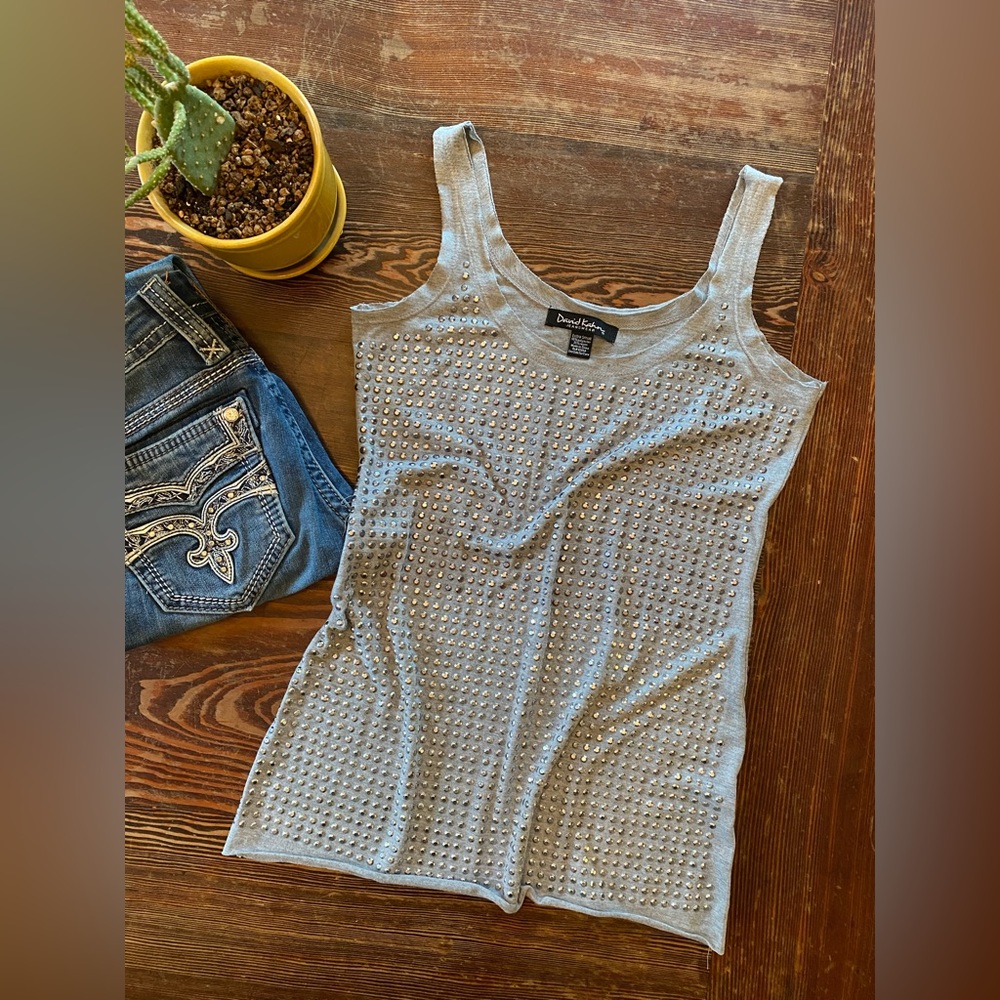 David Kahn Studded Tank - xs